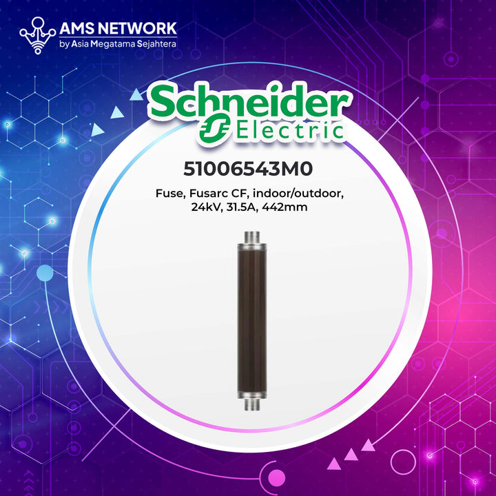 51006543M0 - Schneider Electric Fuse, Fusarc CF, indoor/outdoor, 24kV, 31.5A, 442mm