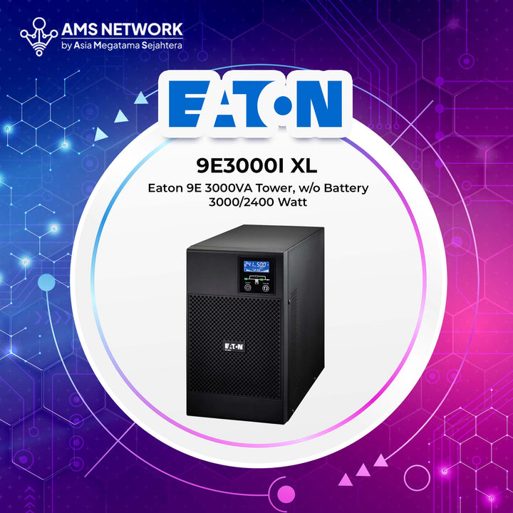 9E3000I XL - EATON 9E 3000VA Tower w/o Battery 3000VA/2400W SINGLE PHASE - UPS 9E3000IXL