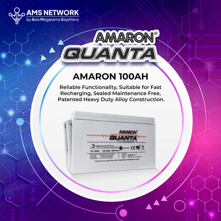 AMARON QUANTA 12AL100 BATTERY VRLA 12V 100AH