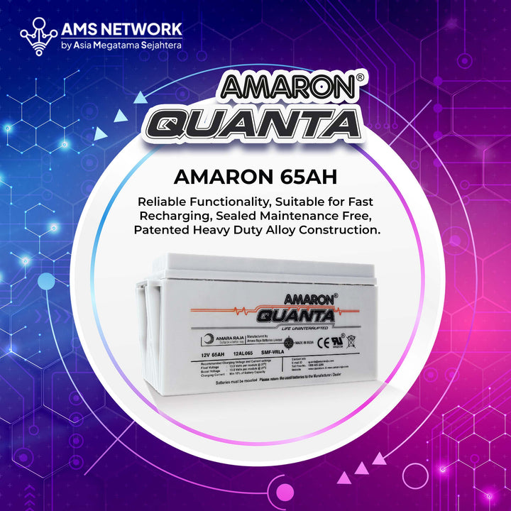 AMARON QUANTA 12AL065 - BATTERY VRLA 12V 65AH