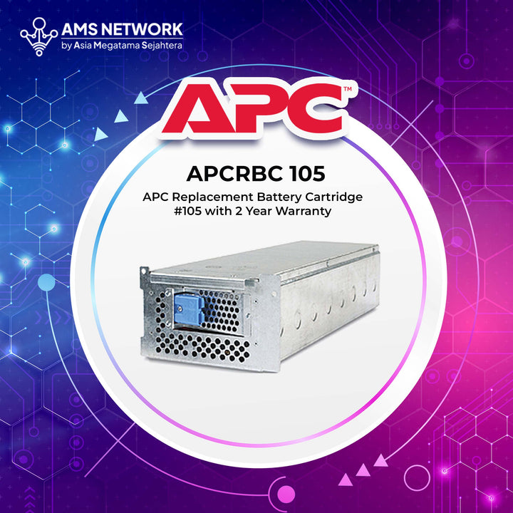 APC RBC105 - APC RBC 105 Replacement Battery Cartridge with 2 Years Warranty 1 pc | APCRBC105