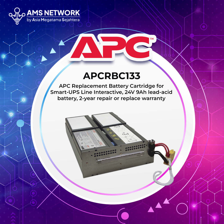 APC RBC133 - APC RBC 133 Replacement Battery Cartridge Black 1pc