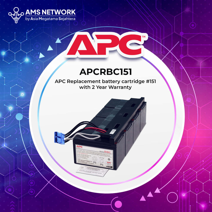 APC RBC151 - APC Replacement battery cartridge #151 with 2 Year Warranty APC RBC 151
