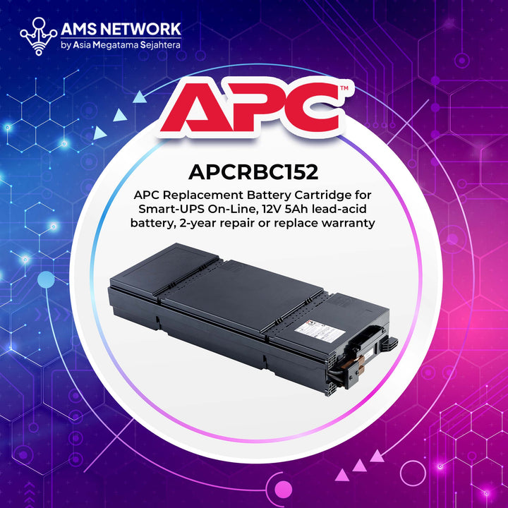 APC RBC152 - Baterai UPS Replacement Battery Cartridge - UPS STABILIZER - APC RBC 152