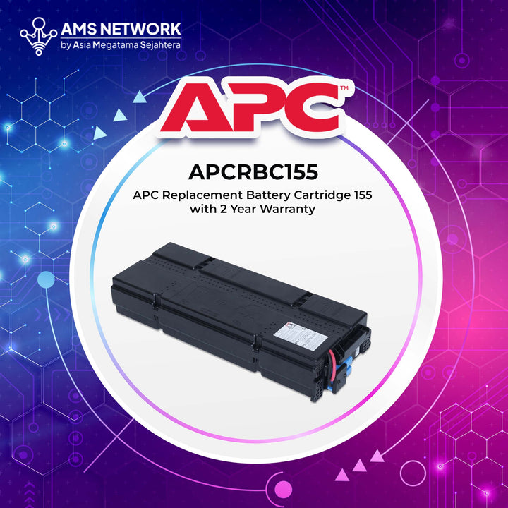 APC RBC155 - Replacement Battery Cartridge 155 with 2 Year Warranty APC RBC 155