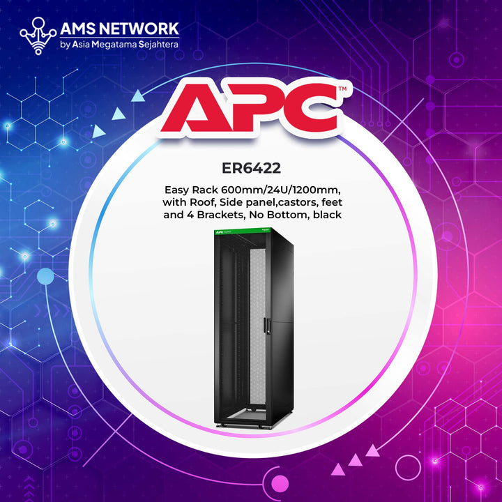 Rack Server 24U APC Easy Rack 600mm 1200mm ER6422