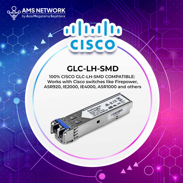 Module Transceiver Cisco GLC-LH-SMD, 1000BASE-LX/LH SFP 1310nm