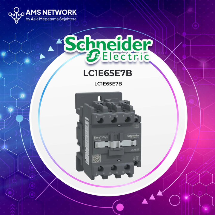 LC1E65E7B - SCHNEIDER ELECTRIC CONTACTOR TESYS E AC21 65A 48VAC