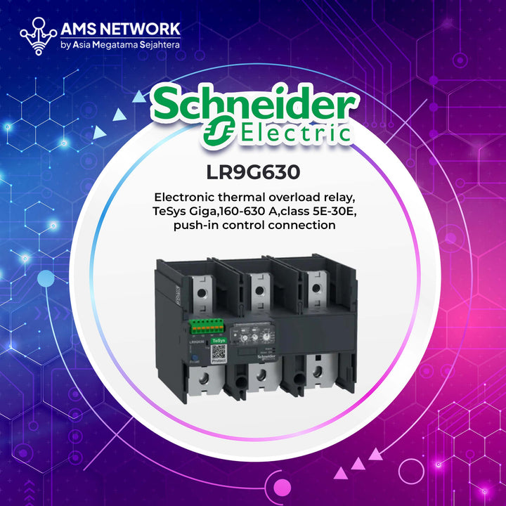 LR9G630 - Schneider Electric Electronic thermal overload relay,TeSys Giga,160-630 A,class 5