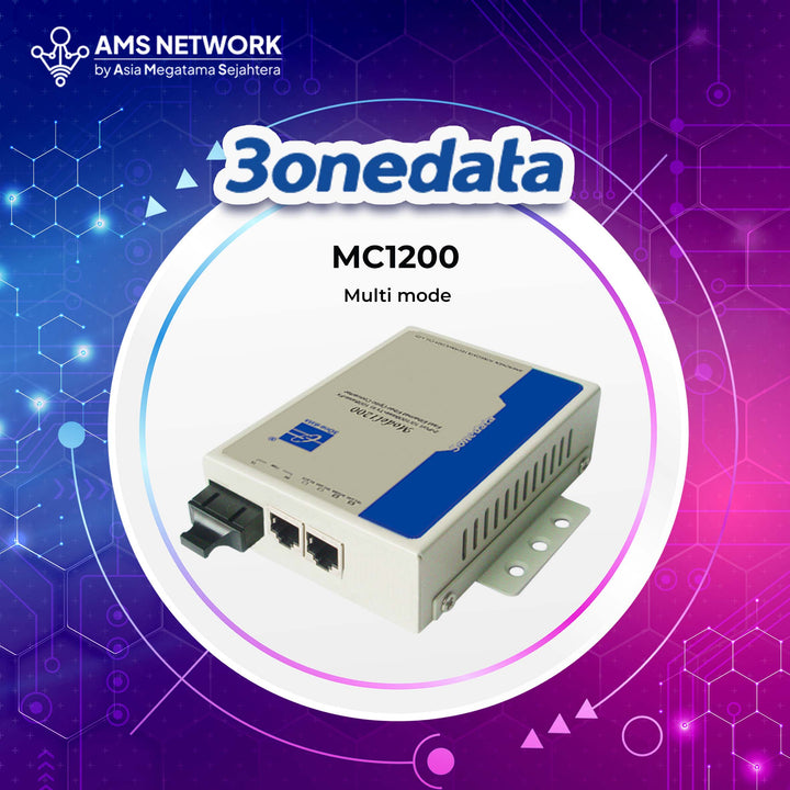MC1200 Multi Mode 3onedata Fiber optic Converter