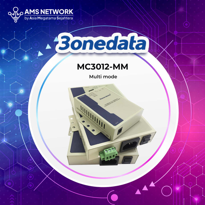MC3012 Multi Mode 3onedata Media Converter Fiber to Ethernet Gigabit