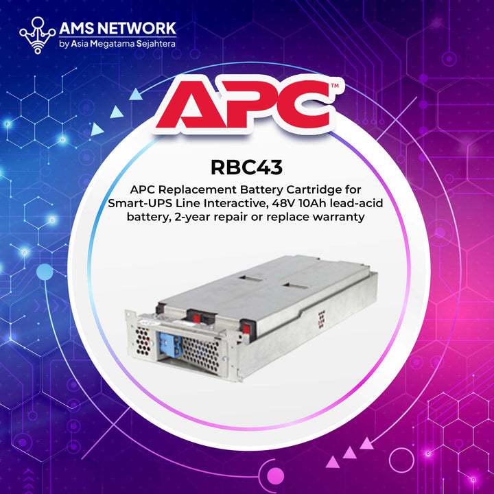 RBC43 - APC RBC 43 APC Replacement Battery Cartridge #43