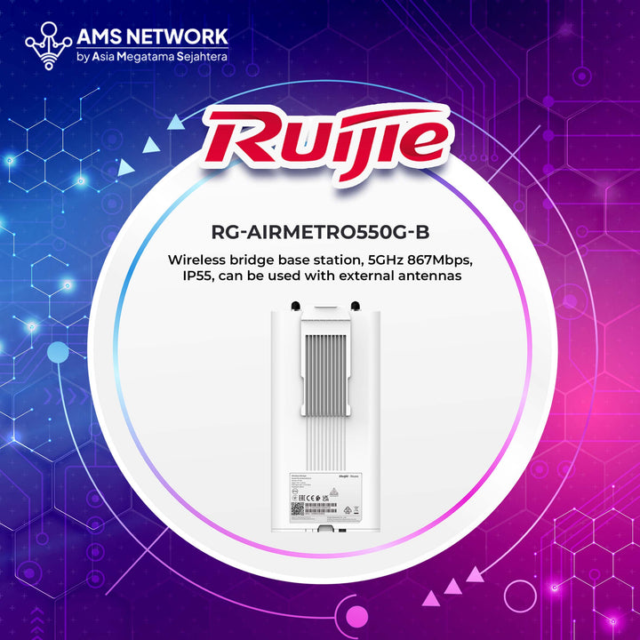 RG-AirMetro550G-B - RUIJIE Stasiun Basis Bridge Wireless Seri RG-AirMetro