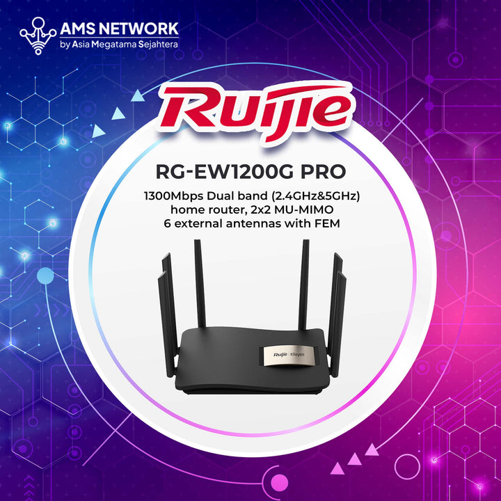 RG-EW1200G PRO - RUIJIE home router 1300Mbps Dual band