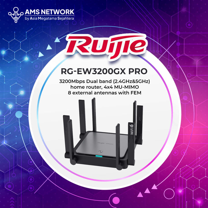 RG-EW3200GX PRO - RUIJIE home router 3200Mbps Dual band