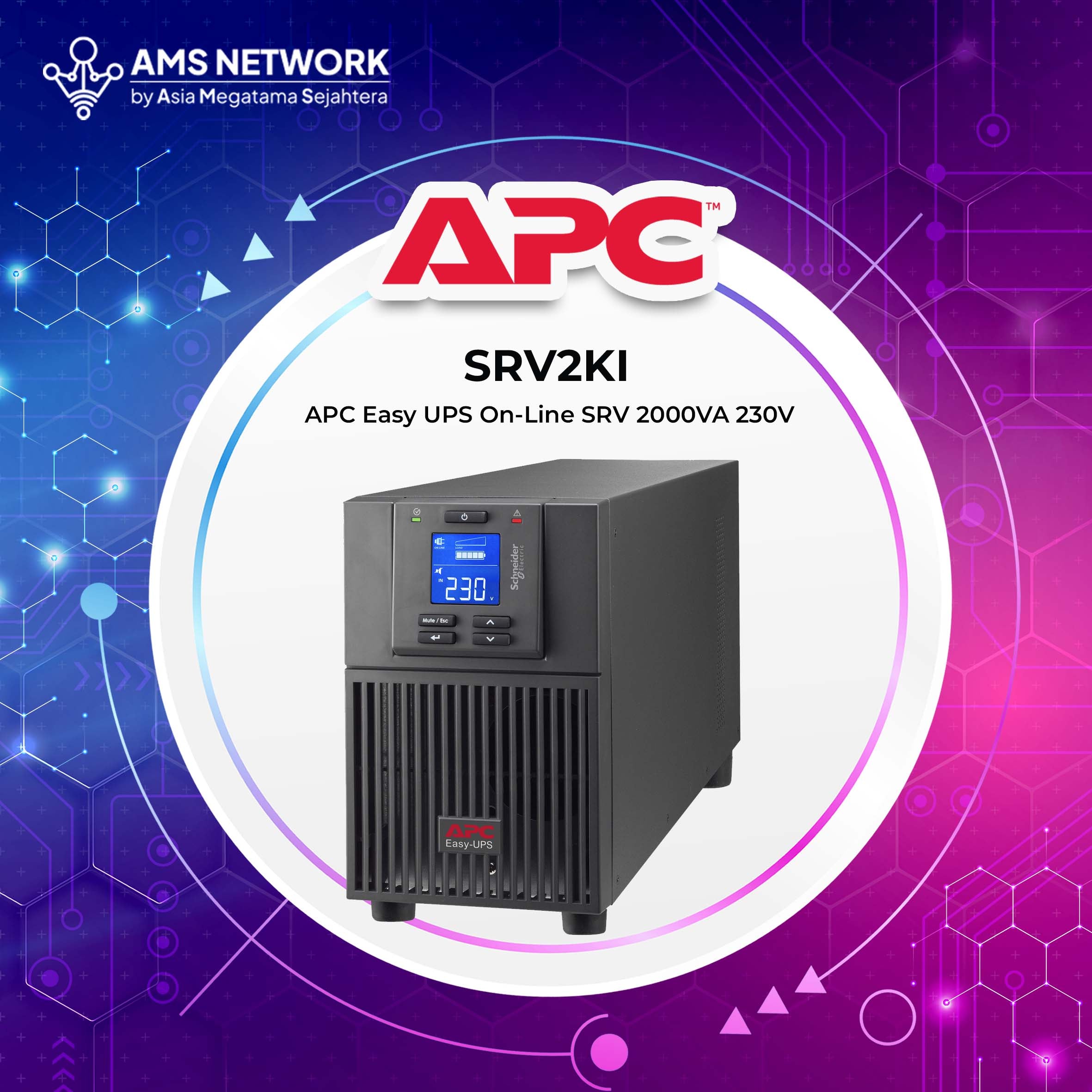 SRV2KI - APC Easy UPS On-line SRV 2000VA 230V