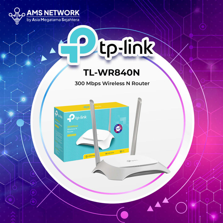 TP-LINK TL-WR840N 300Mbps Wireless Router / Wifi Router TPLINK WR840N