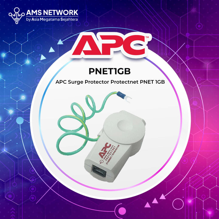 APC PNET1GB ProtectNet standalone surge protector for 10/100/1000 Base-T Ethernet lines