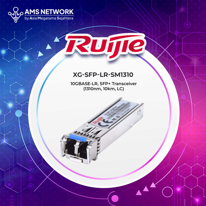 XG-SFP-LR-SM1310 - RUIJIE 10GBASE-LR, SFP+ Transceiver (1310nm, 10km, LC)